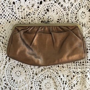 VINTAGE EXPRESS GOLD COPPER CLUTCH GOOD CONDITION